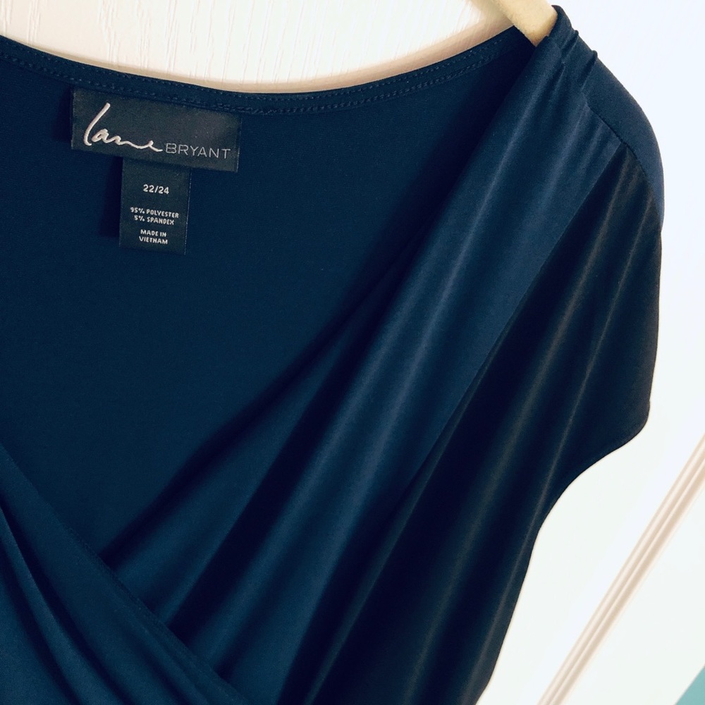 Lane Bryant 3/$75 Sale! Colorblock Wrap Dress